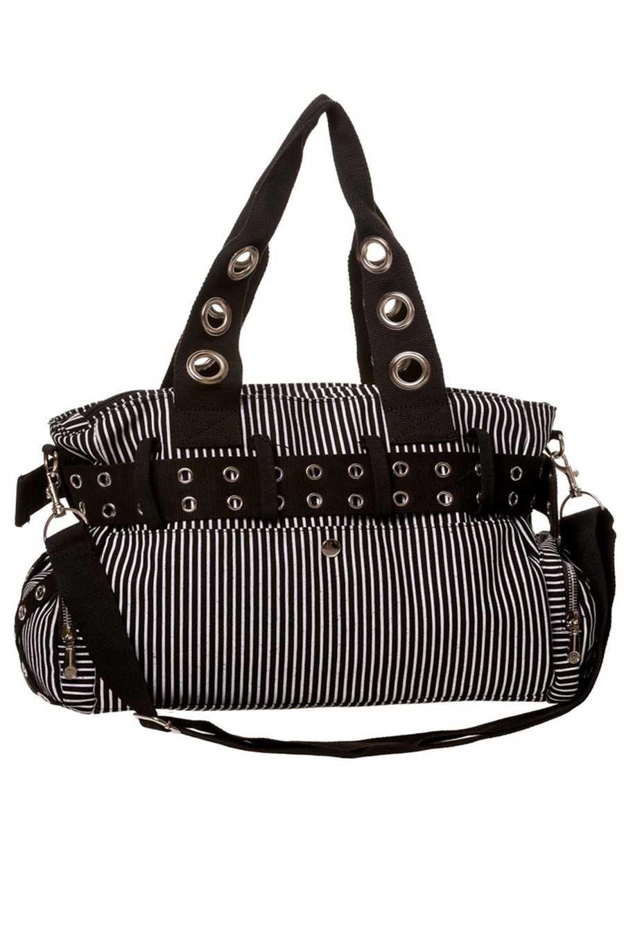 Handcuff Handbag Striped Back