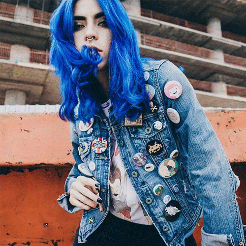 Rockabilly Blue Hair Colour Manic Panic