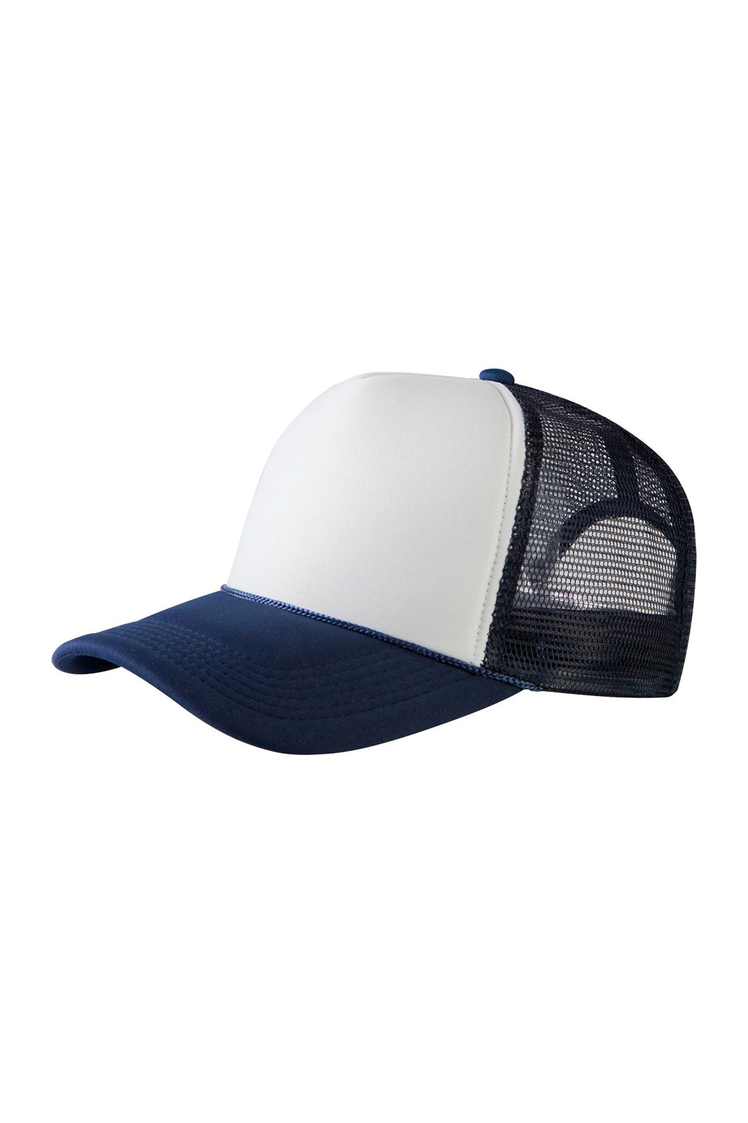 Baseball Cap Trucker High Profile Navy/White