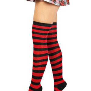 Røde og sorte gummisokker