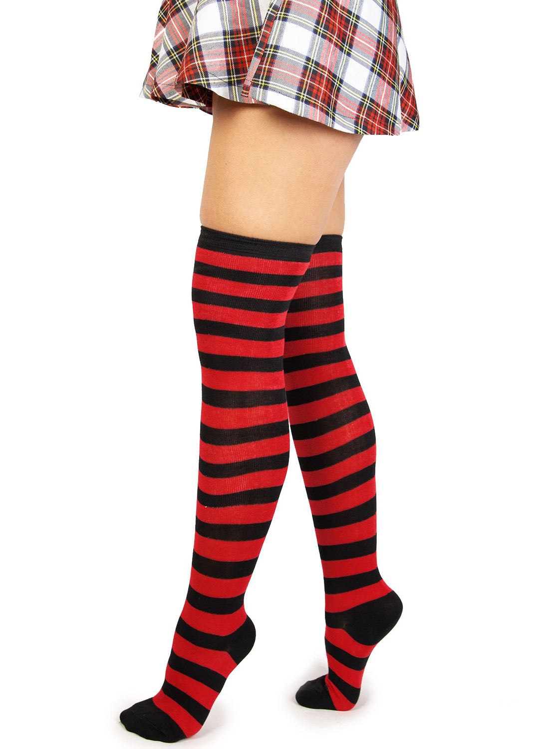 Red And Black Welly Socks