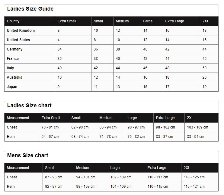 innocent clothing sizeguide