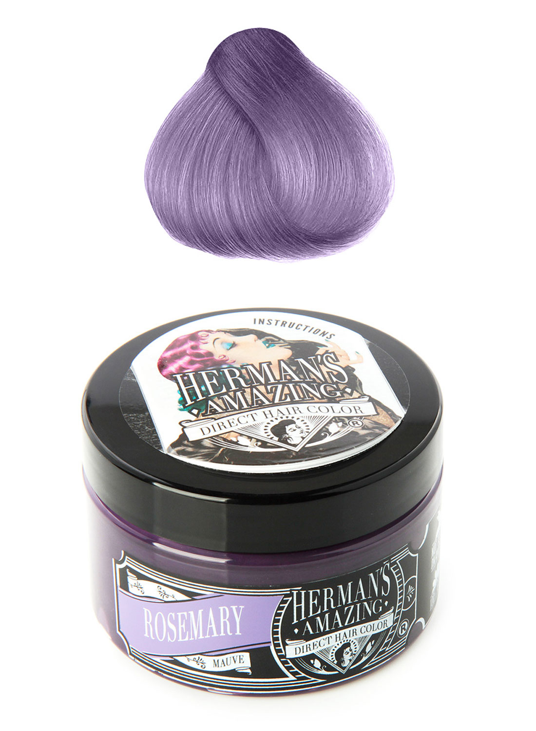 Herman's Amazing Rosemary Mauve hårgärge