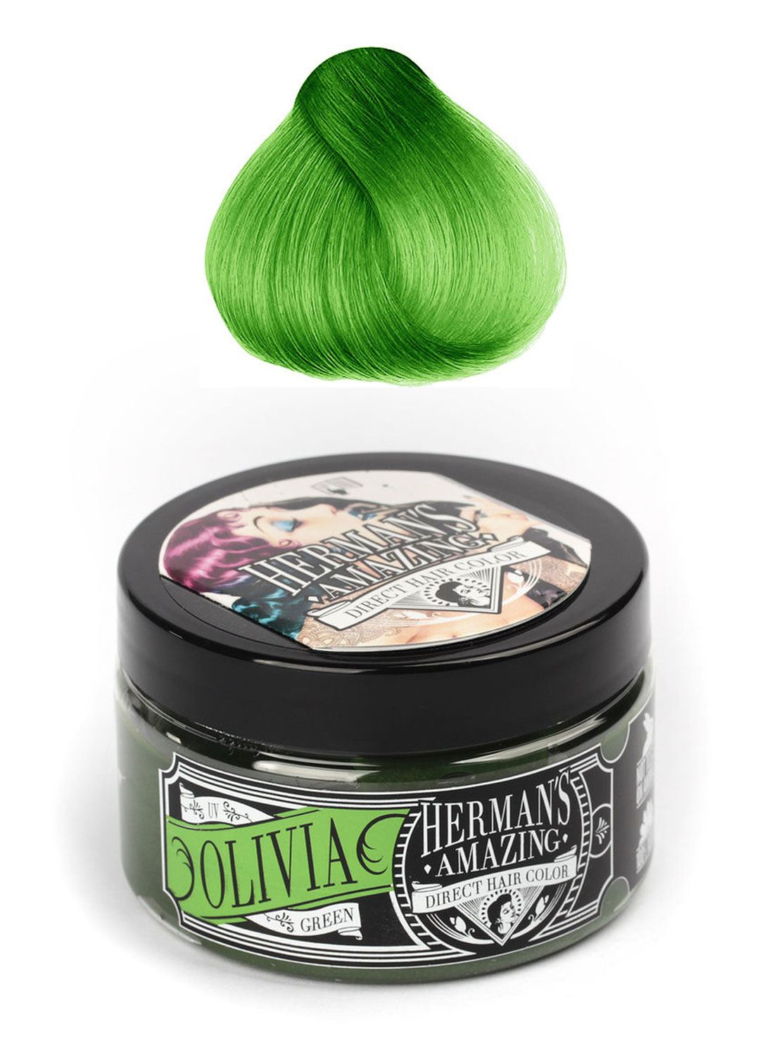 Herman's UV Olivia Green Hårfärg