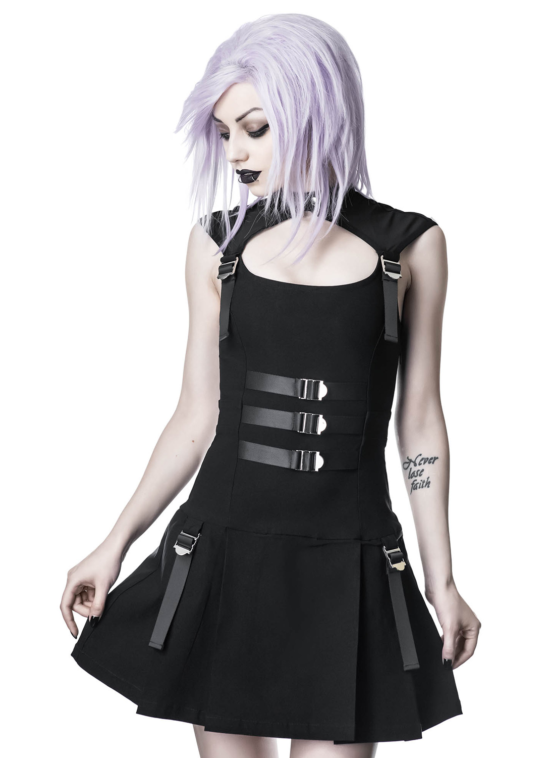 Killstar amplified Skater klänning