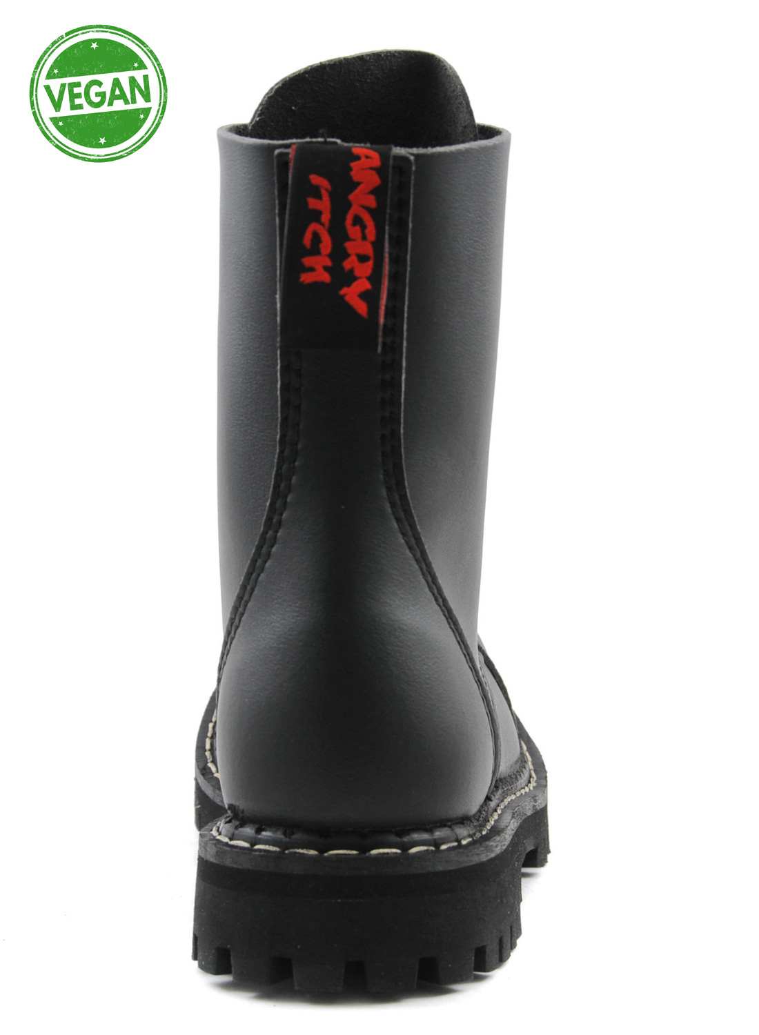 8 Eye Steel Toe Boots Vegan Leather - Bild 3