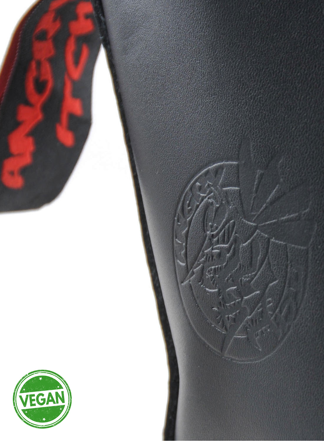 14 Eye Steel Toe Boots Vegan Leather - Bild 4