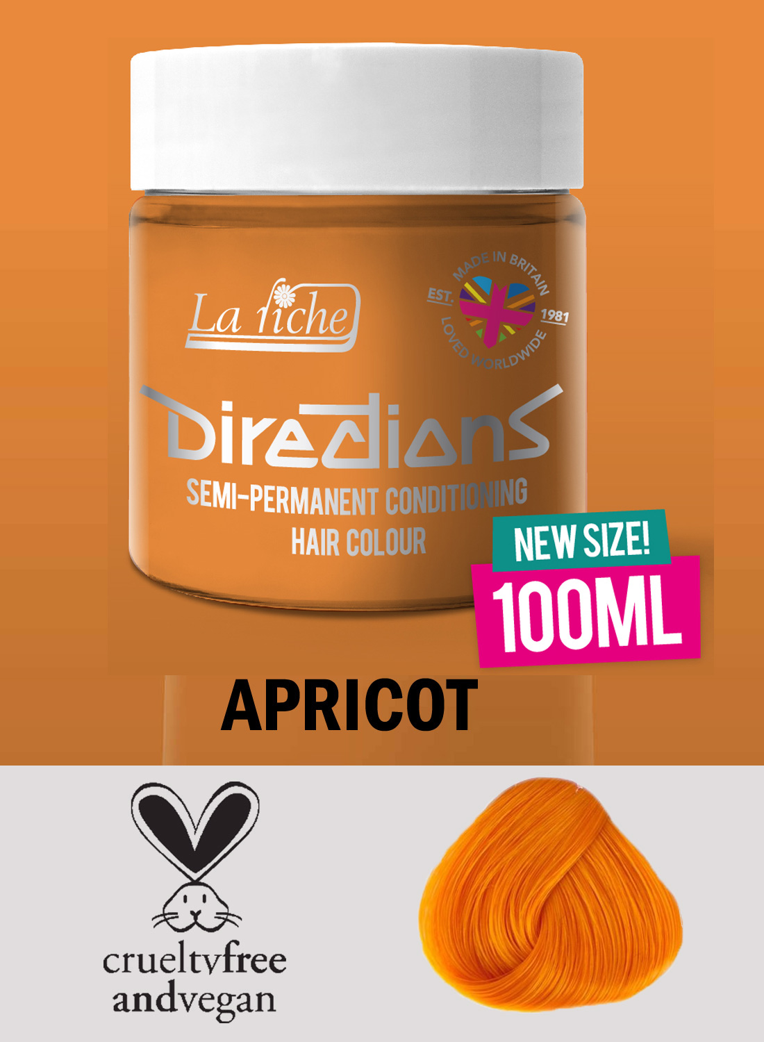 Directions Hair Colour Apricot