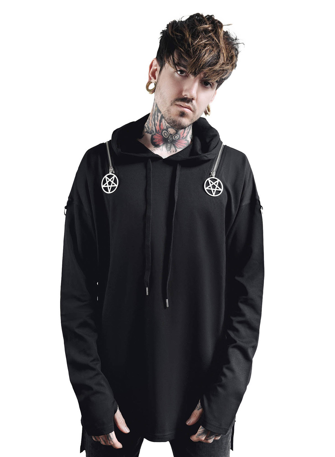 KILLSTAR Darkside Hoodie Black - Bild 2