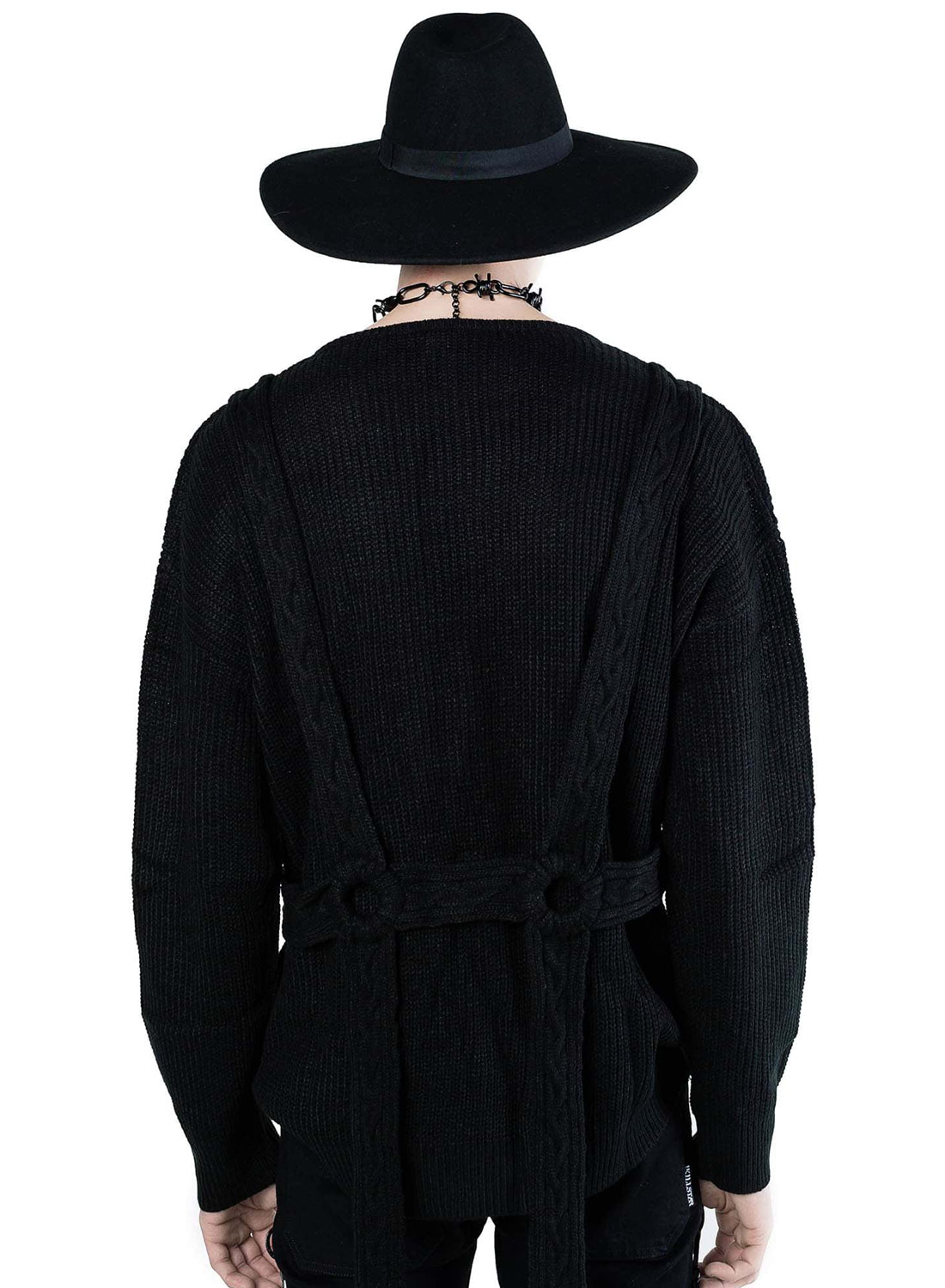 PYTHIA KNIT SWEATER Black - Bild 3