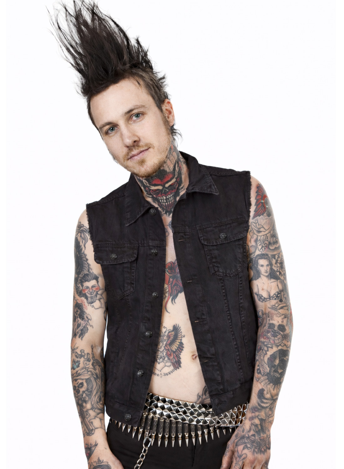 Headbanger Sort Denimvest