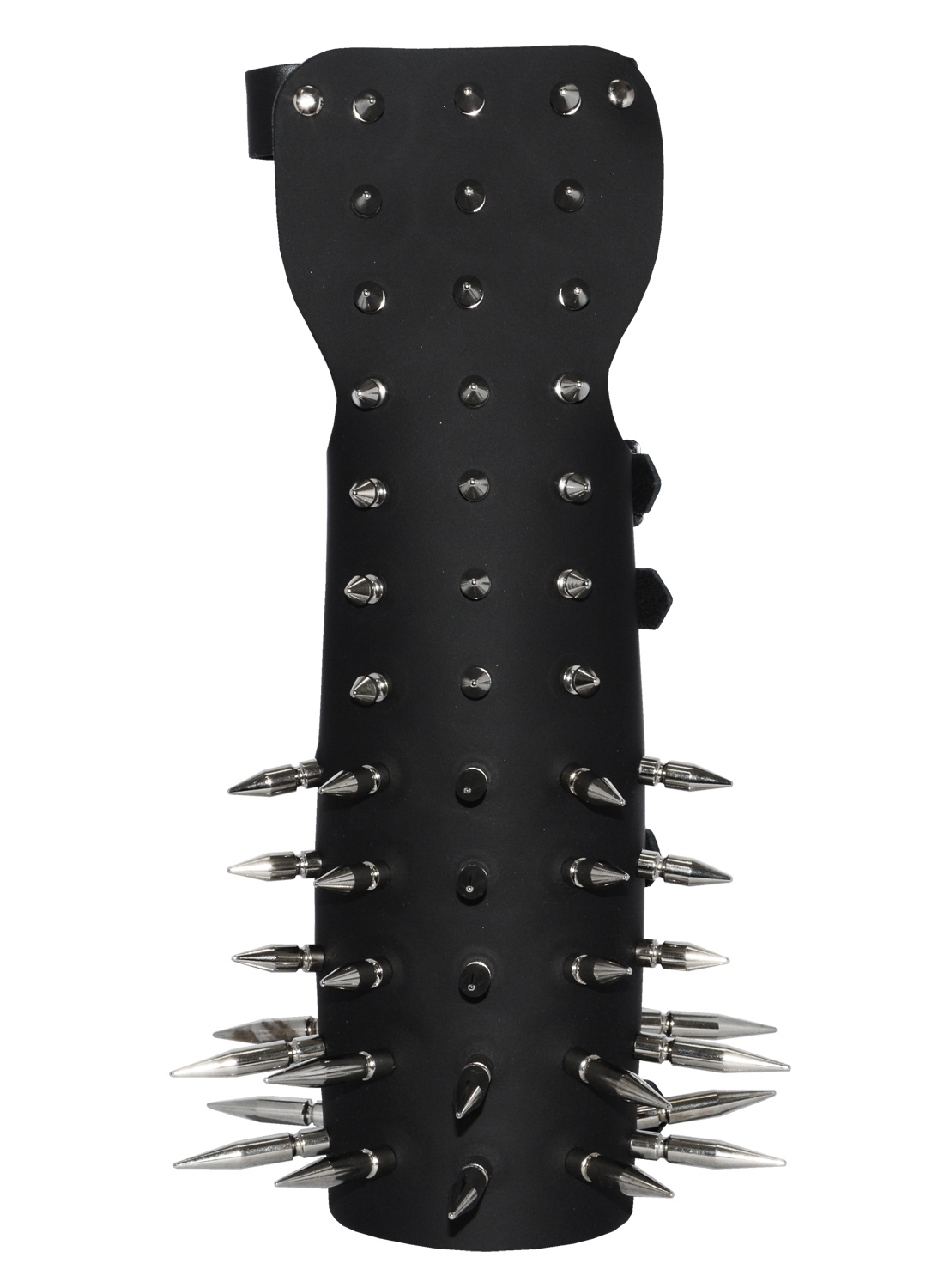 Mayhem Fist Long Spick studs Leather Wristband
