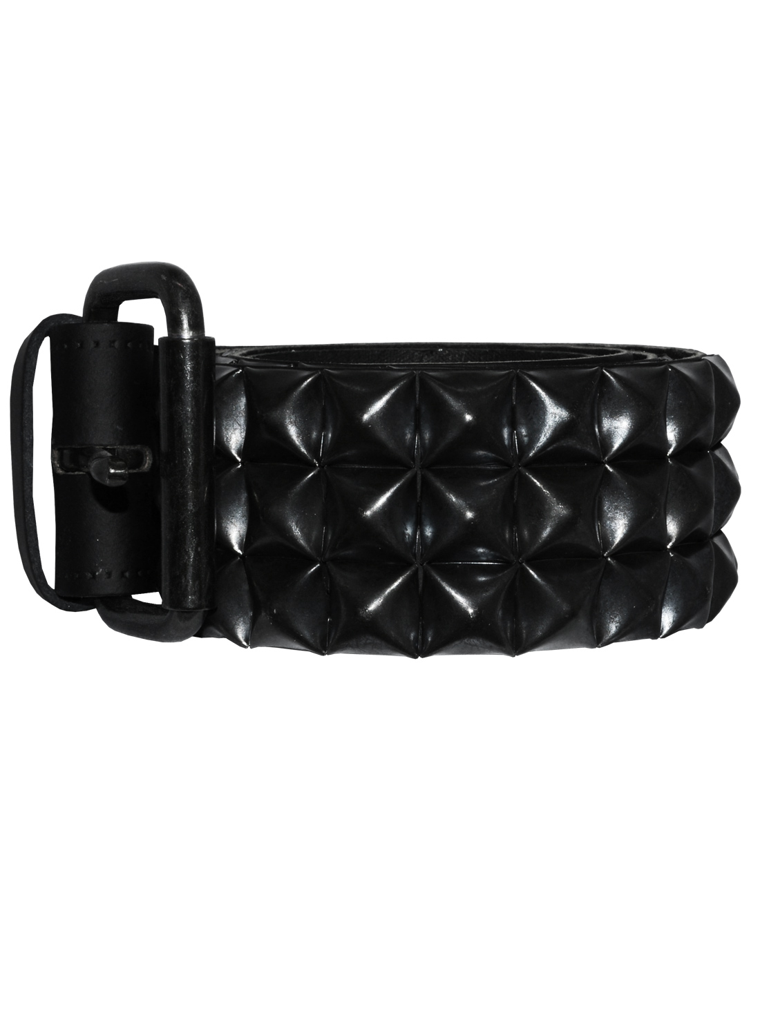 3 row pyramid Belt Black