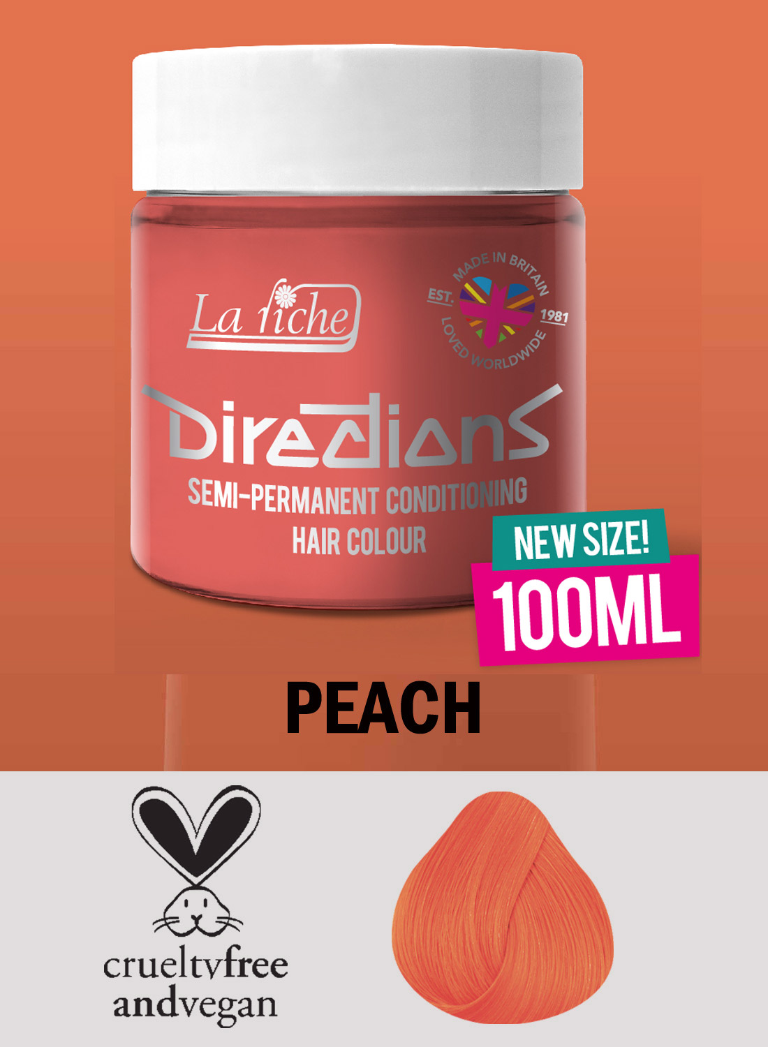 Directions Hair Colour Peach