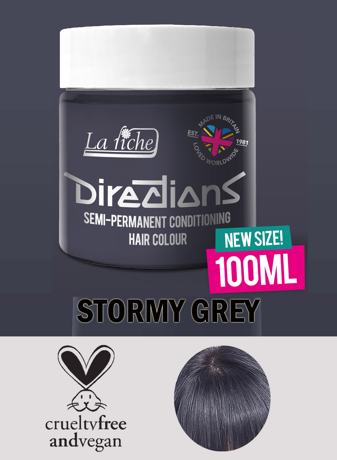 Directions Hair Colour Stormy Gray