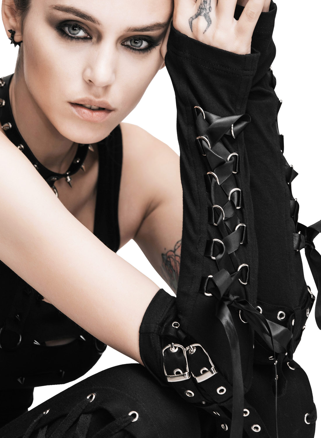 Dolly Black Armwarmers