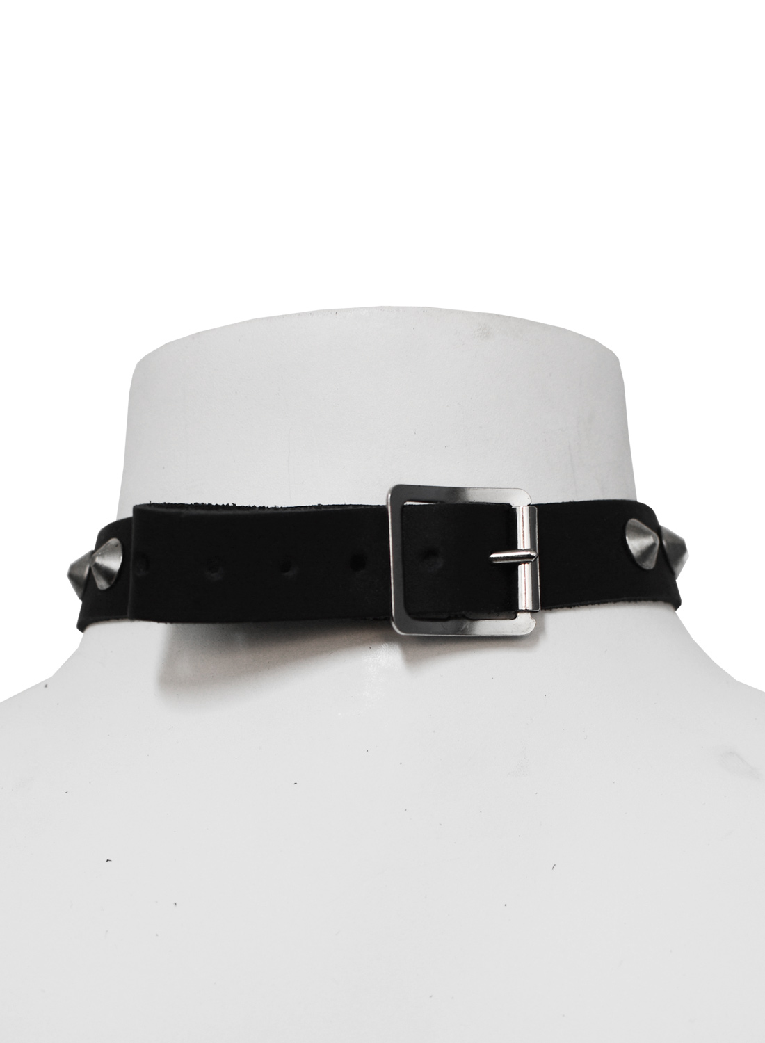 1 Row Con Stud Leather Choker