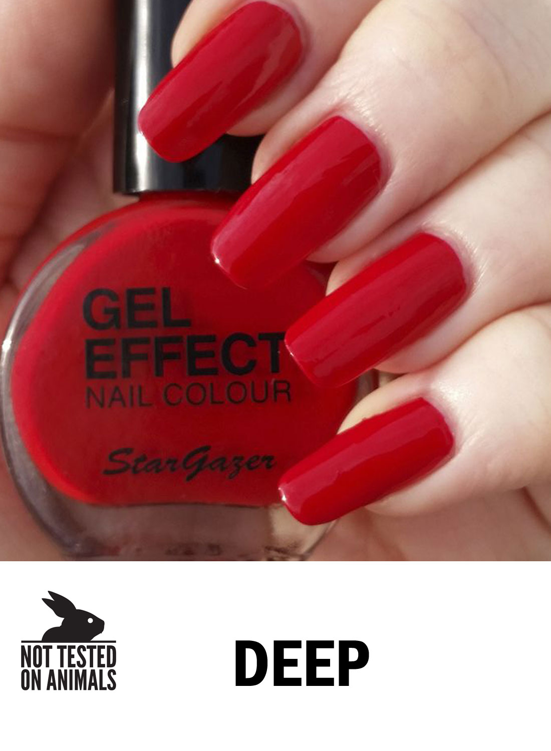 Deep Nail Polish Red