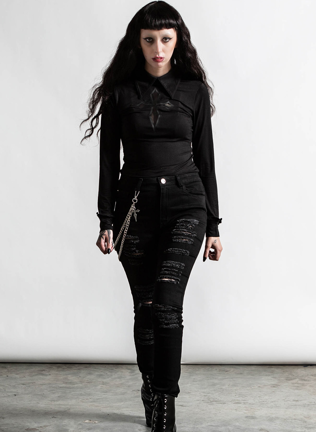 Killstar R.I.P. slash jeans