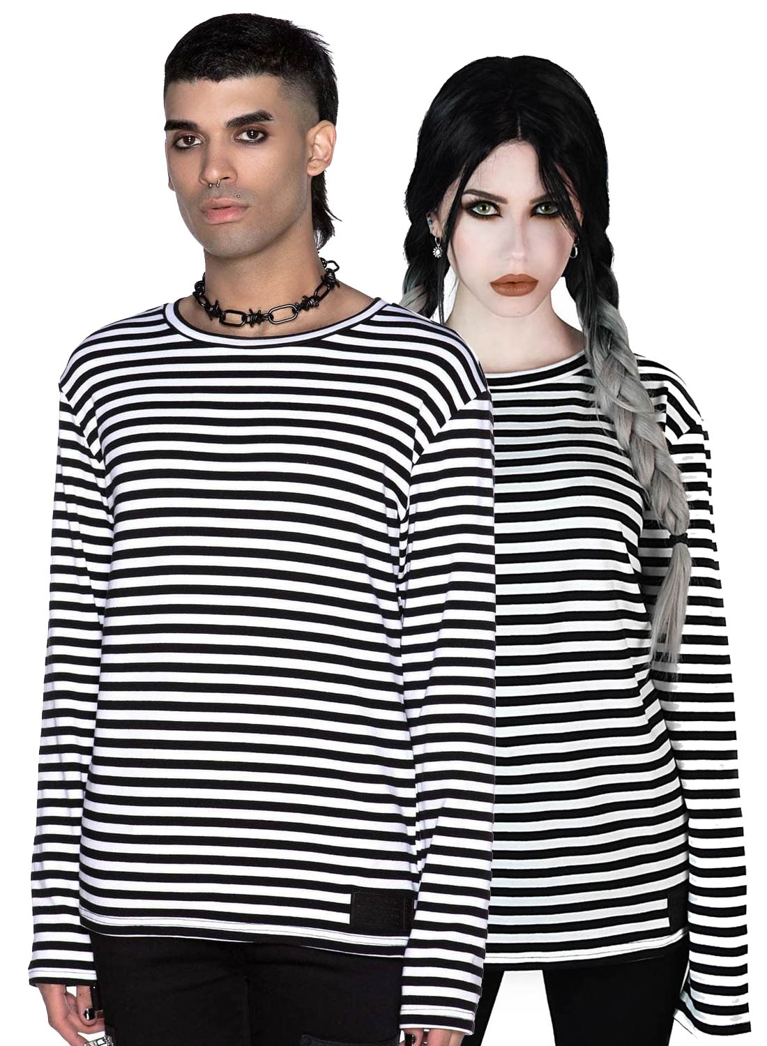 Killstar Lars Long Sleeve White