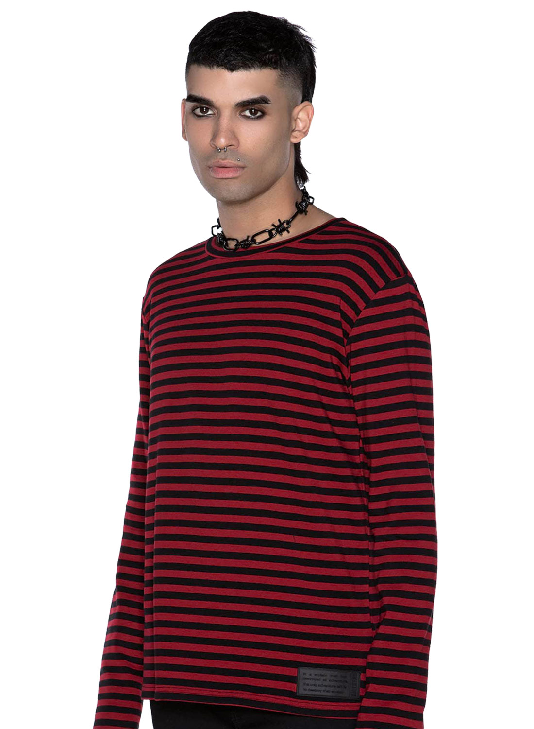 Killstar Lars Long Sleeve Red - Bild 4