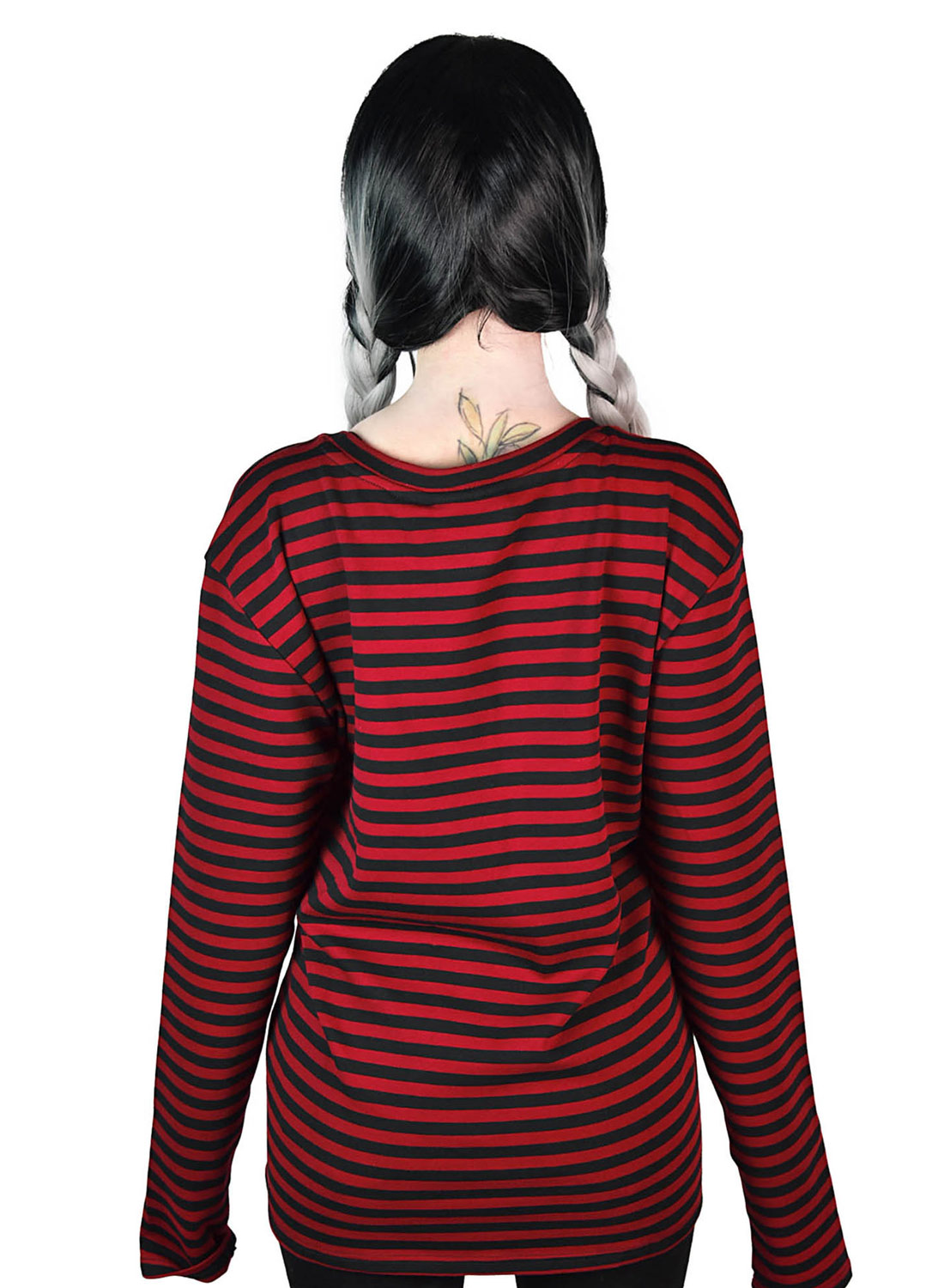 Killstar Lars Long Sleeve Red - Bild 3