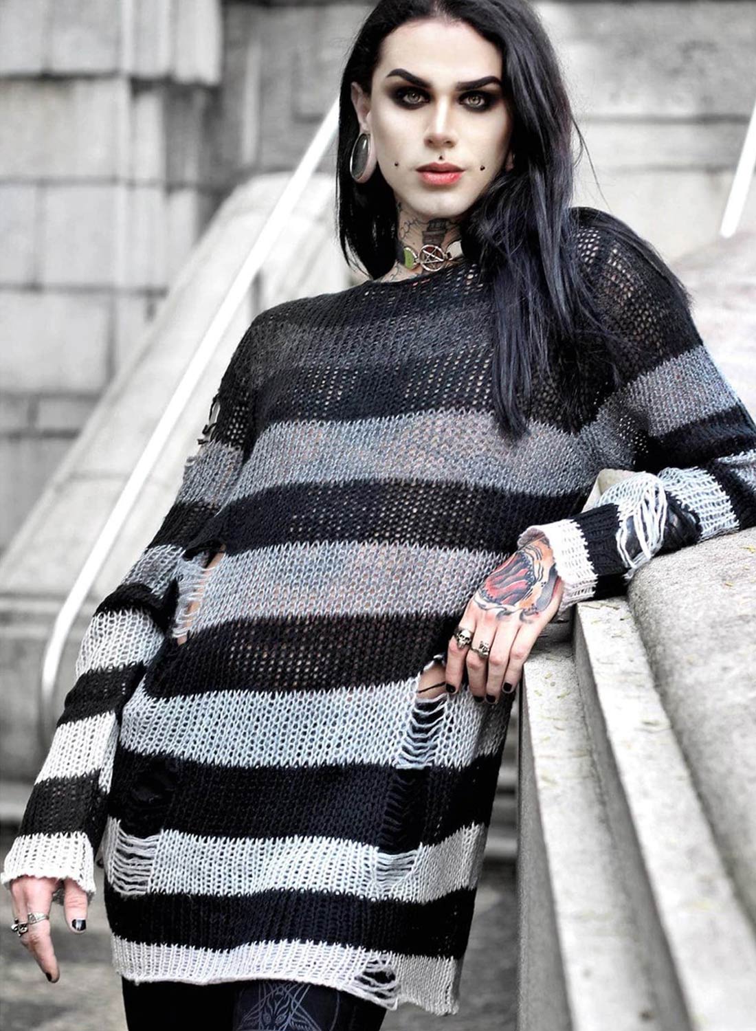 Killstar Grady Knit Sweater