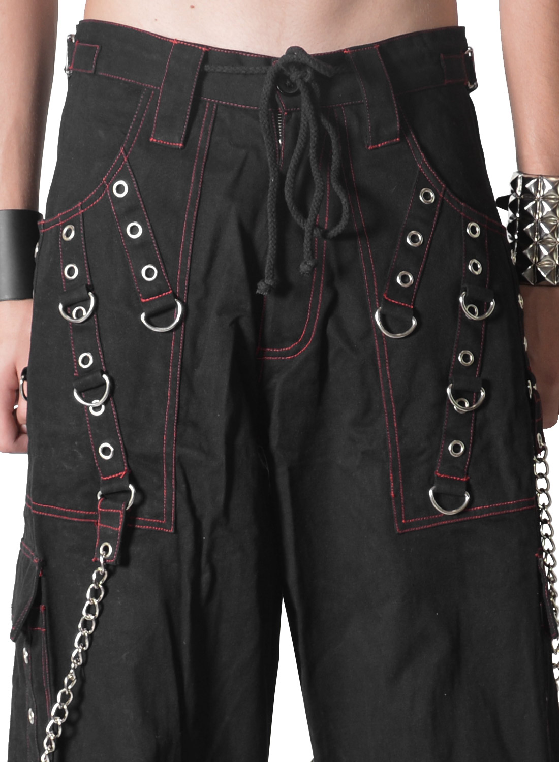 Metal Edge Trousers Red - Bild 11