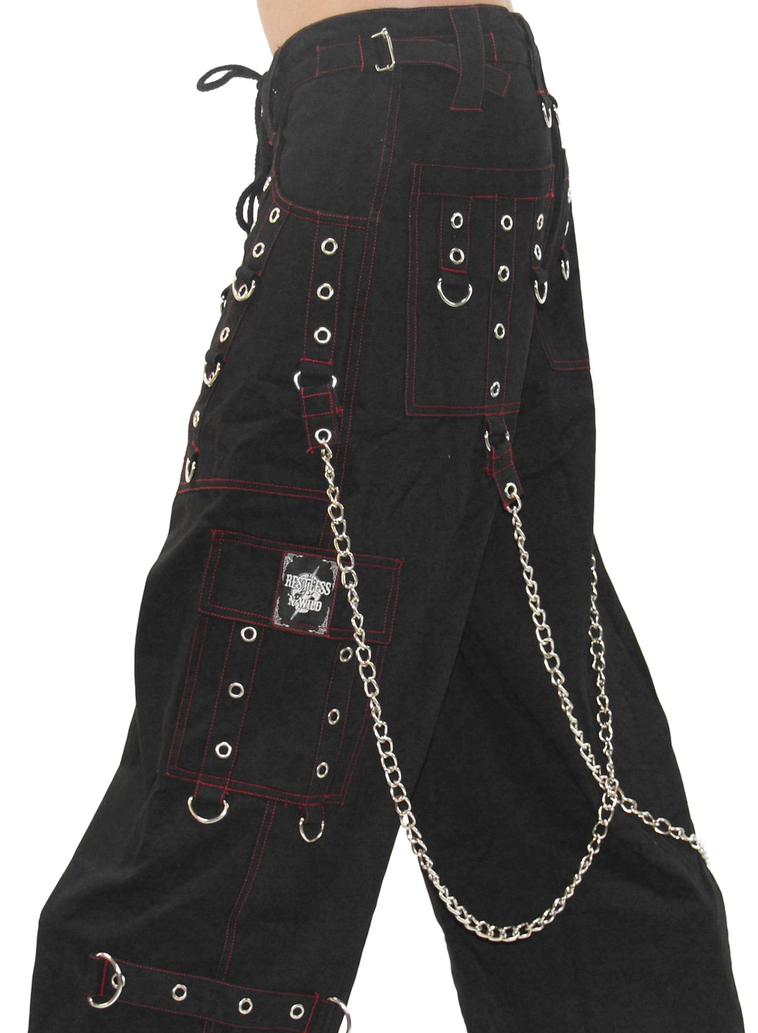 Metal Edge Trousers Red - Bild 9