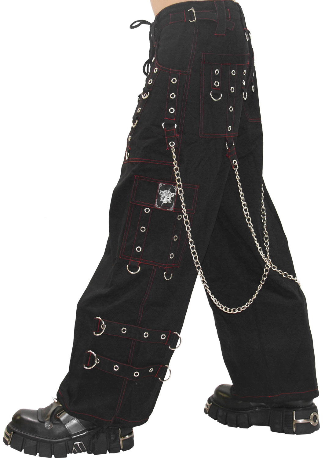 Metal Edge Trousers Red - Bild 8