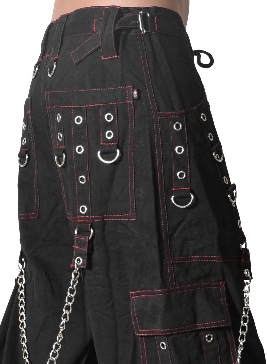 Metal Edge Trousers Red - Bild 7