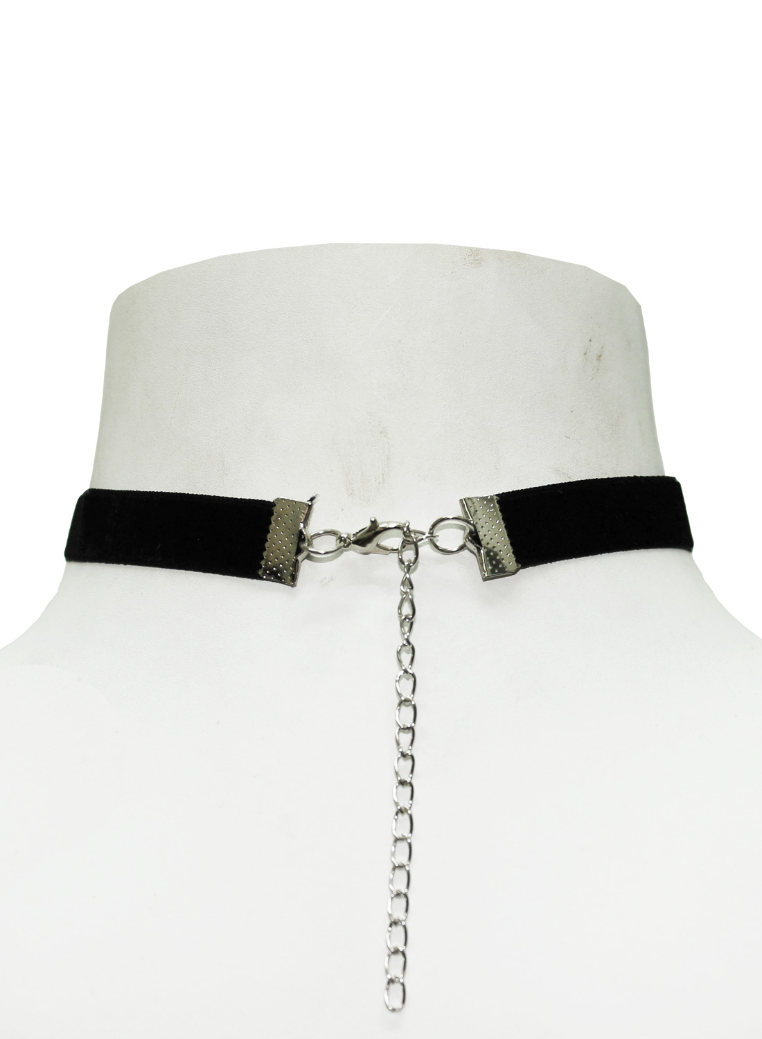 Black Drop Velvet Choker - Bild 3