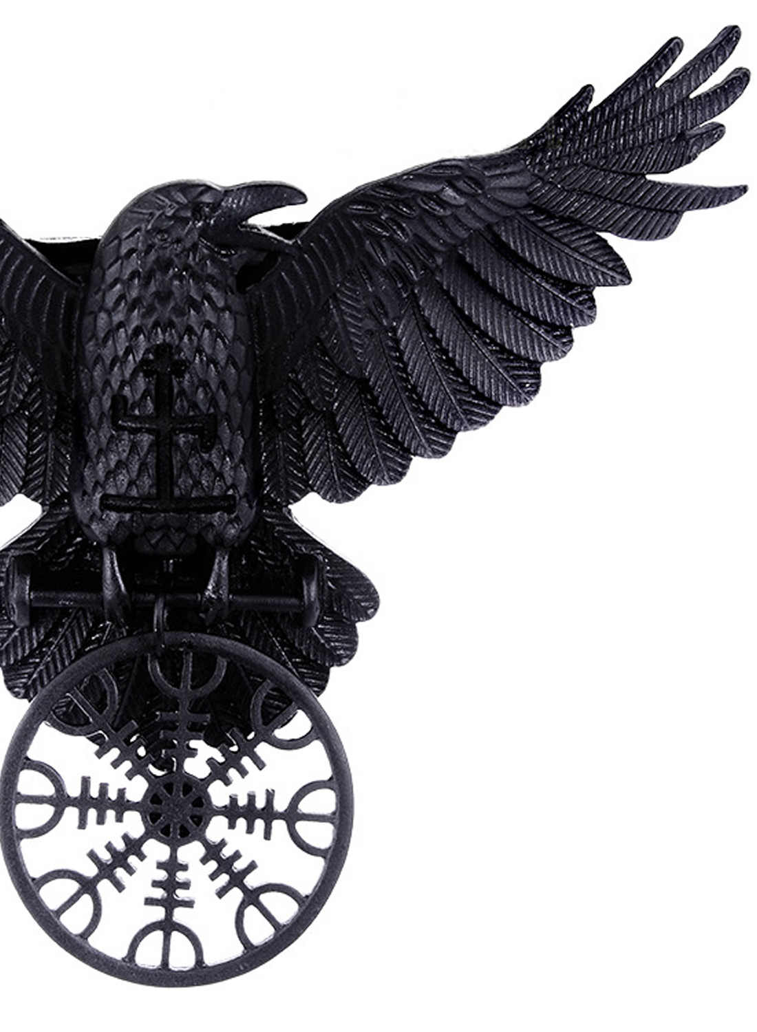 Restyle Helm of Awe Raven Necklace