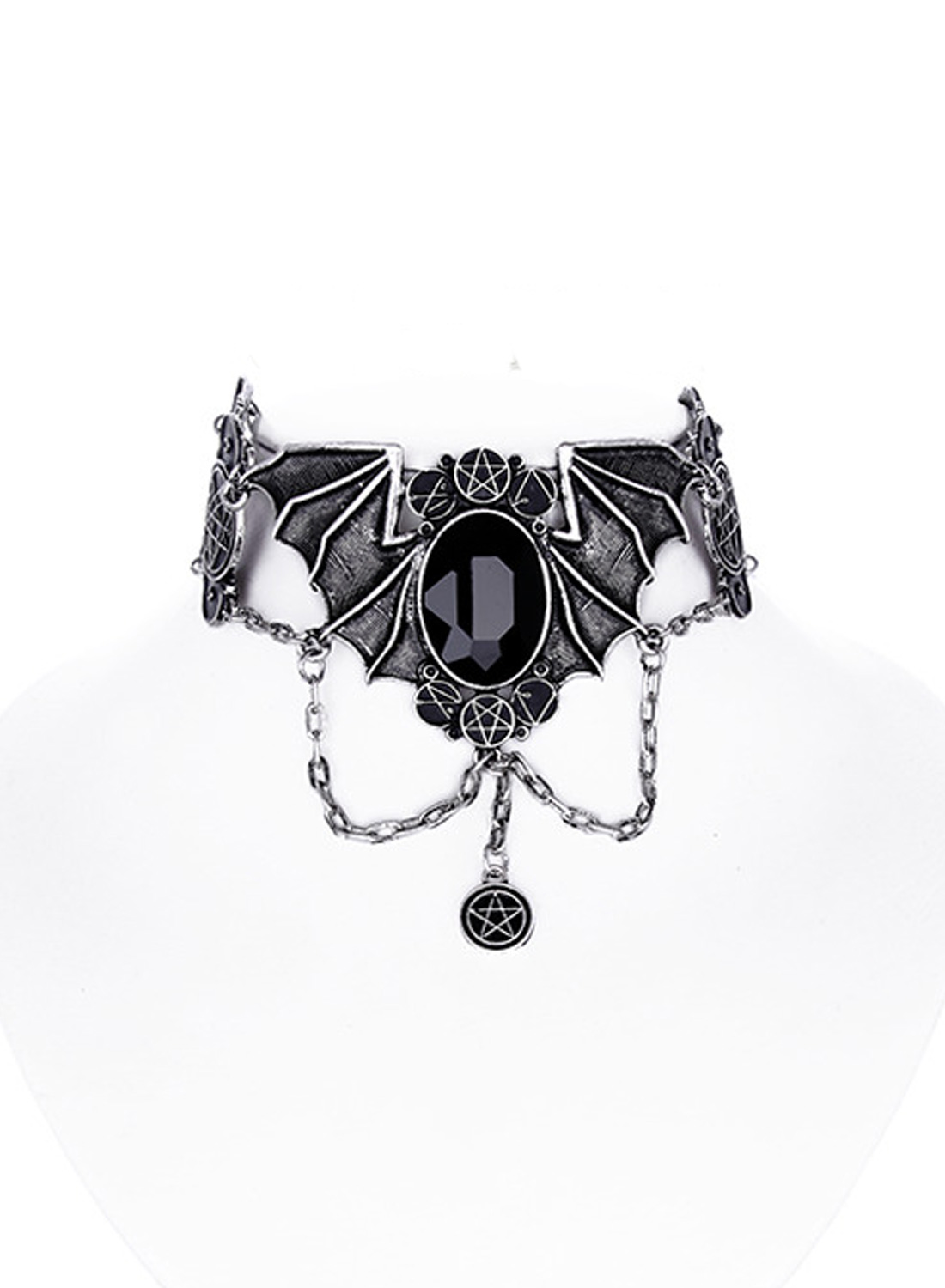 Restyle Necronomicon Bat Choker - Bild 2