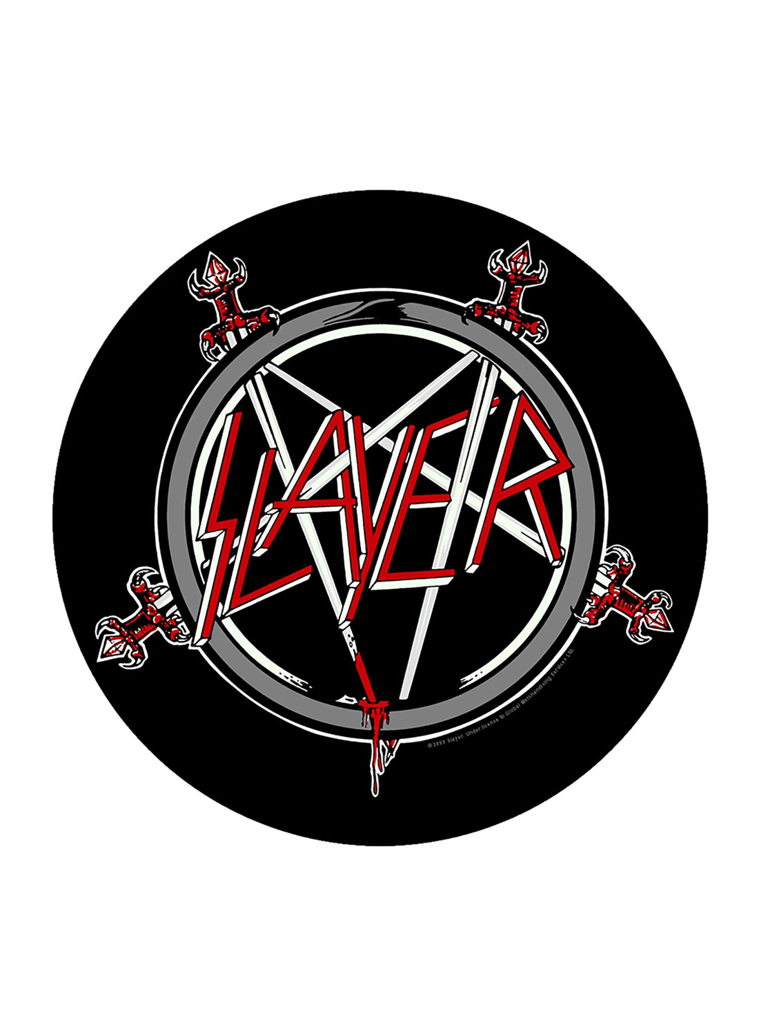 Slayer Pentagram Back Patch