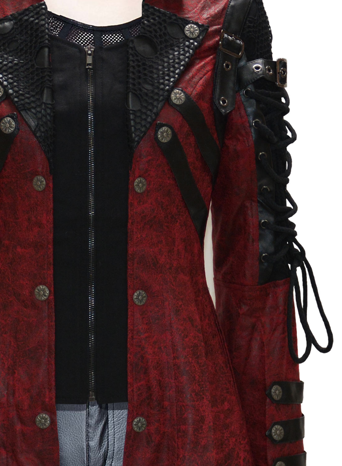 Elisabeta Blood Red Jacket - Bild 4