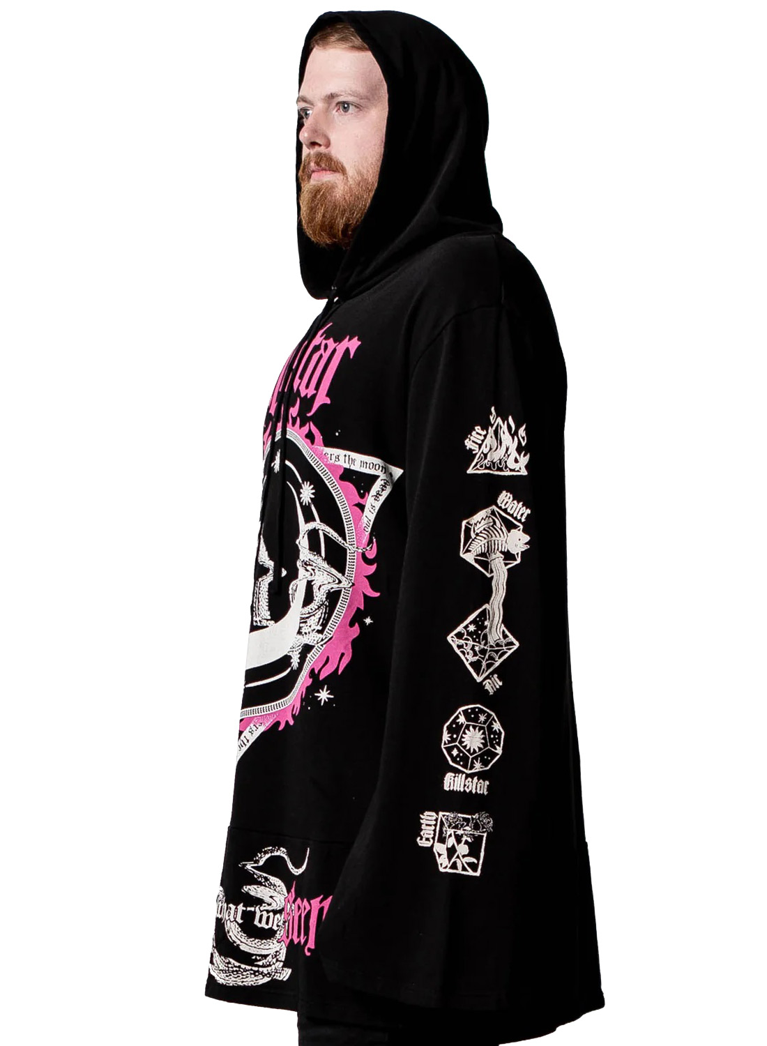 Meditate Longline Hoodie