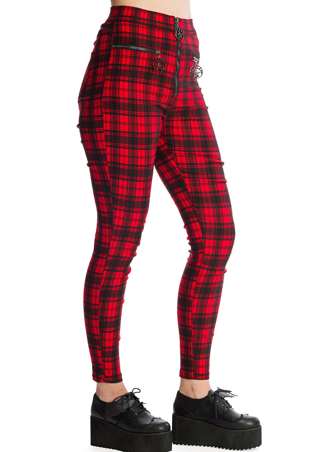 Damien Red Skinny Trousers