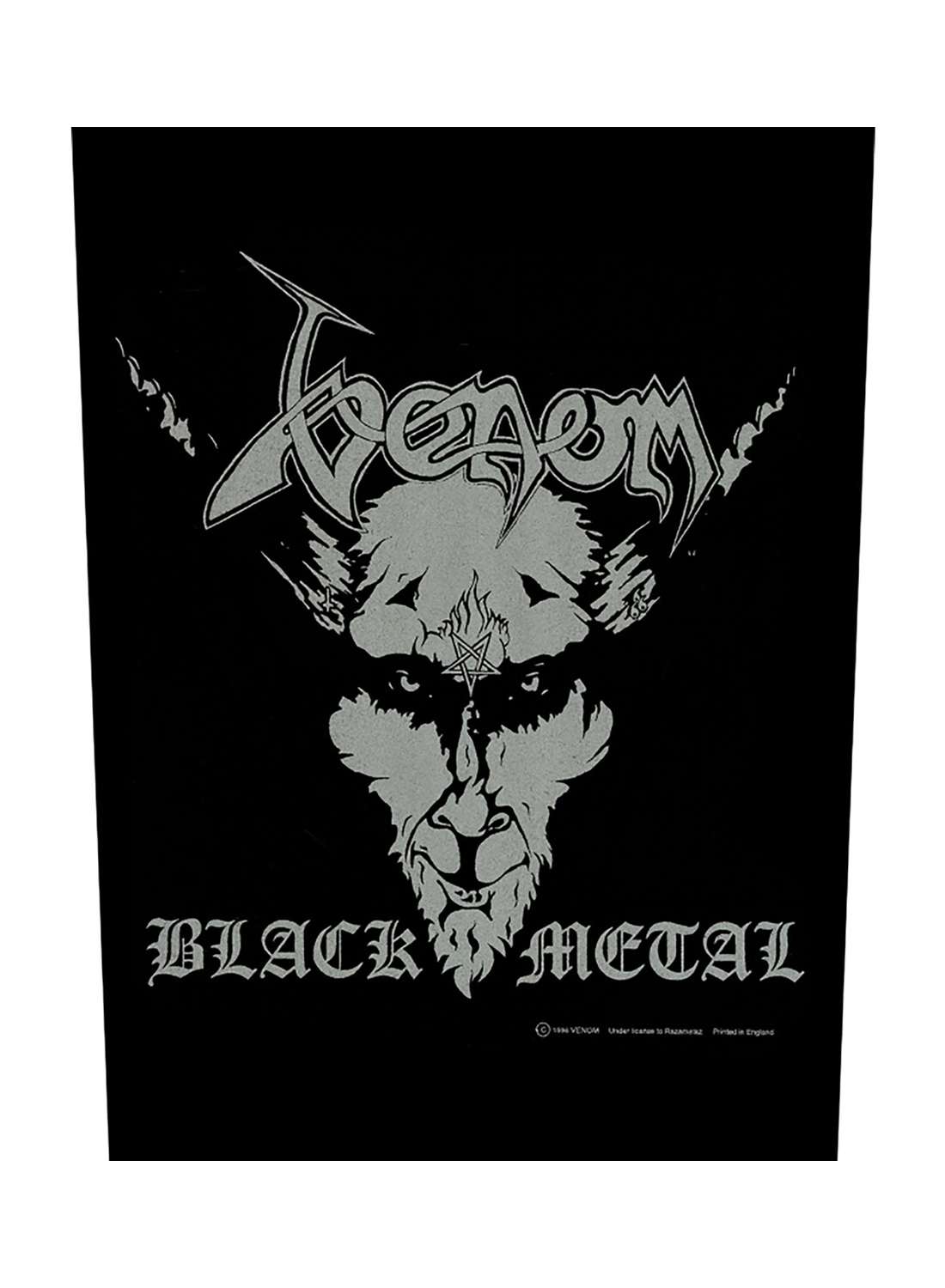 Venom Black Metal Back Patch