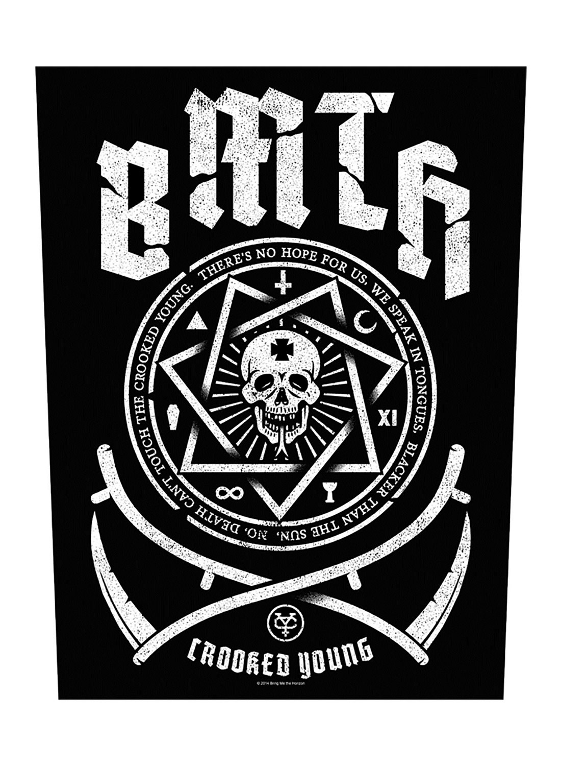 Bring Me The Horizon Crooked Young Back Patch