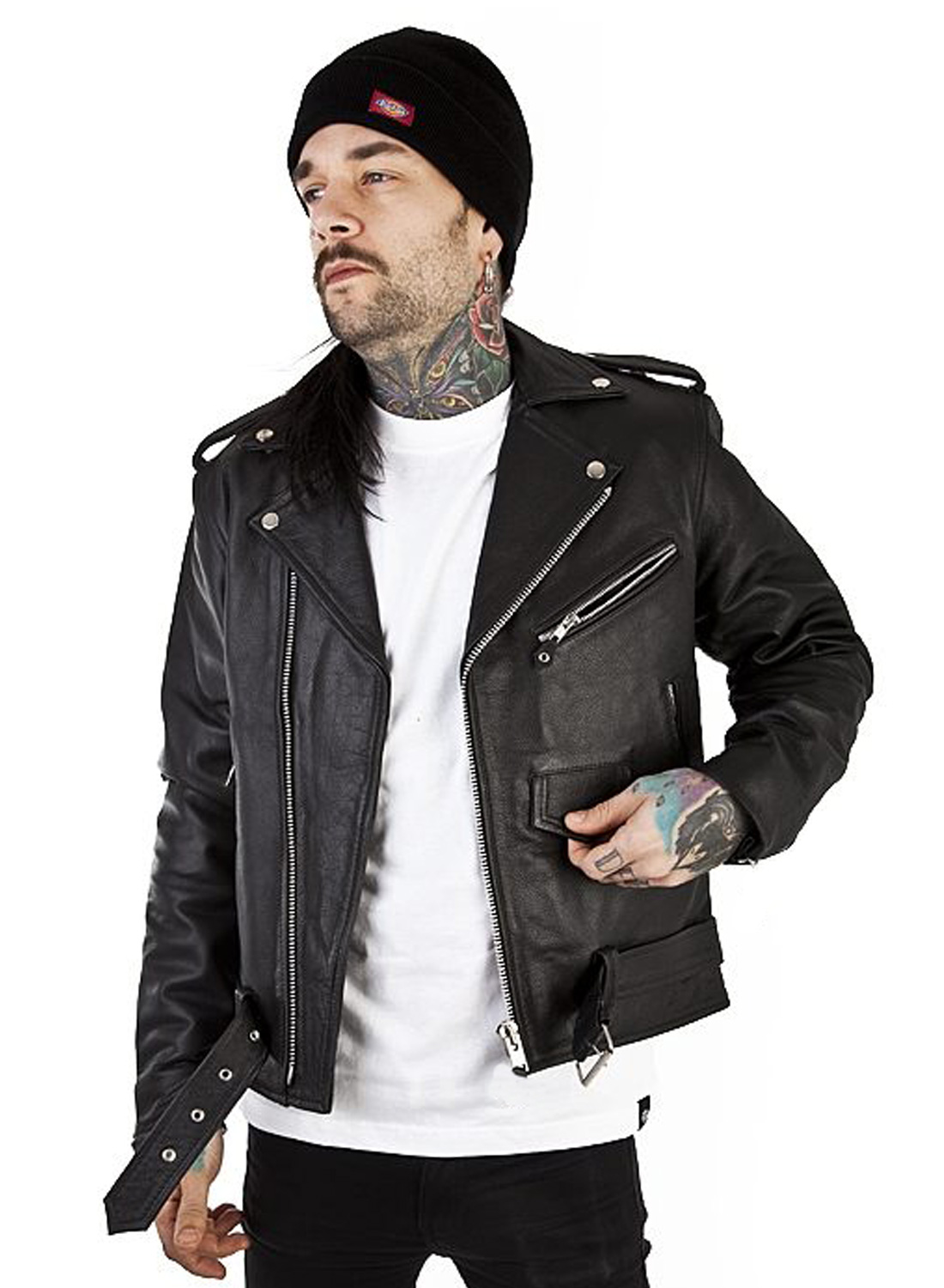 Roll Leather Jacket Men - Bild 3