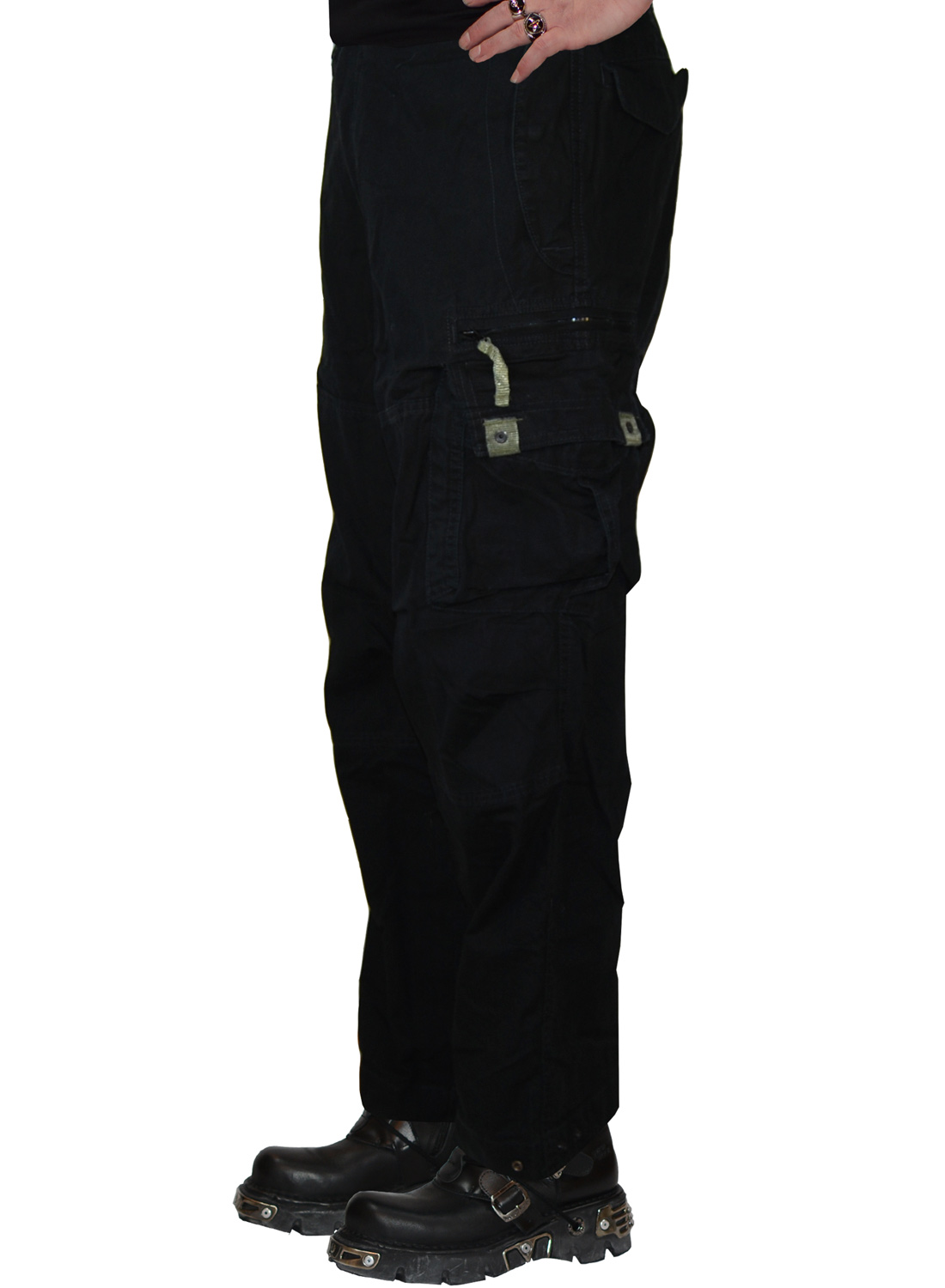 Black Cargo Pants