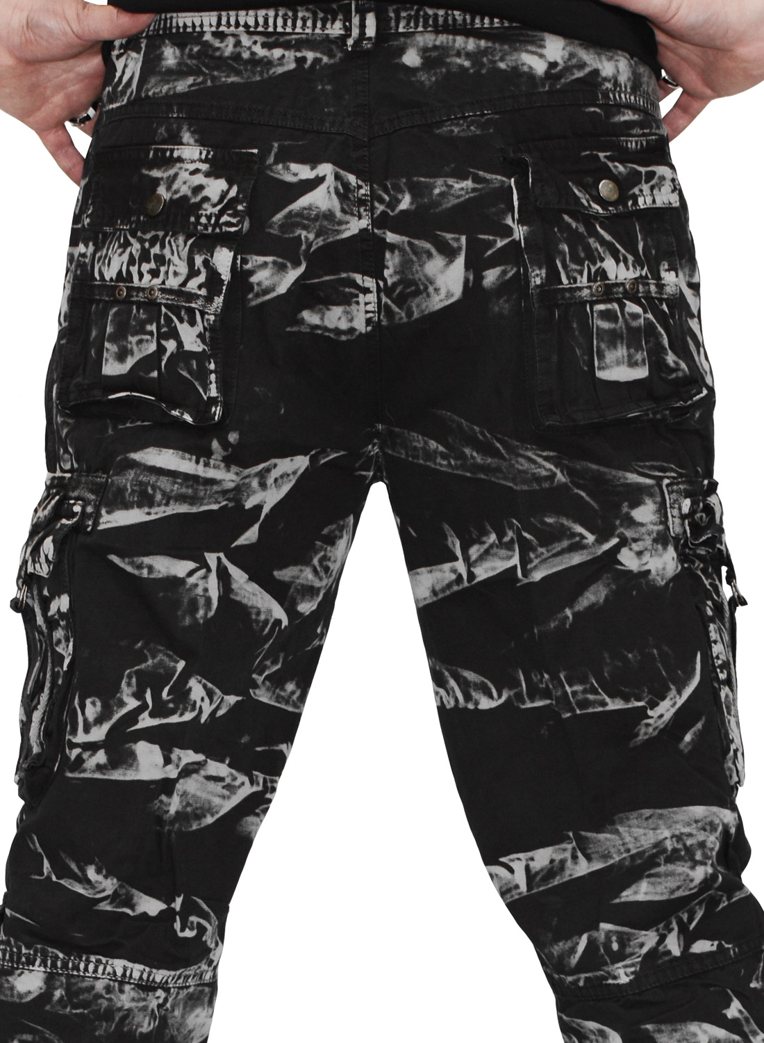 Dark Camo Cargo Pants - Bild 6