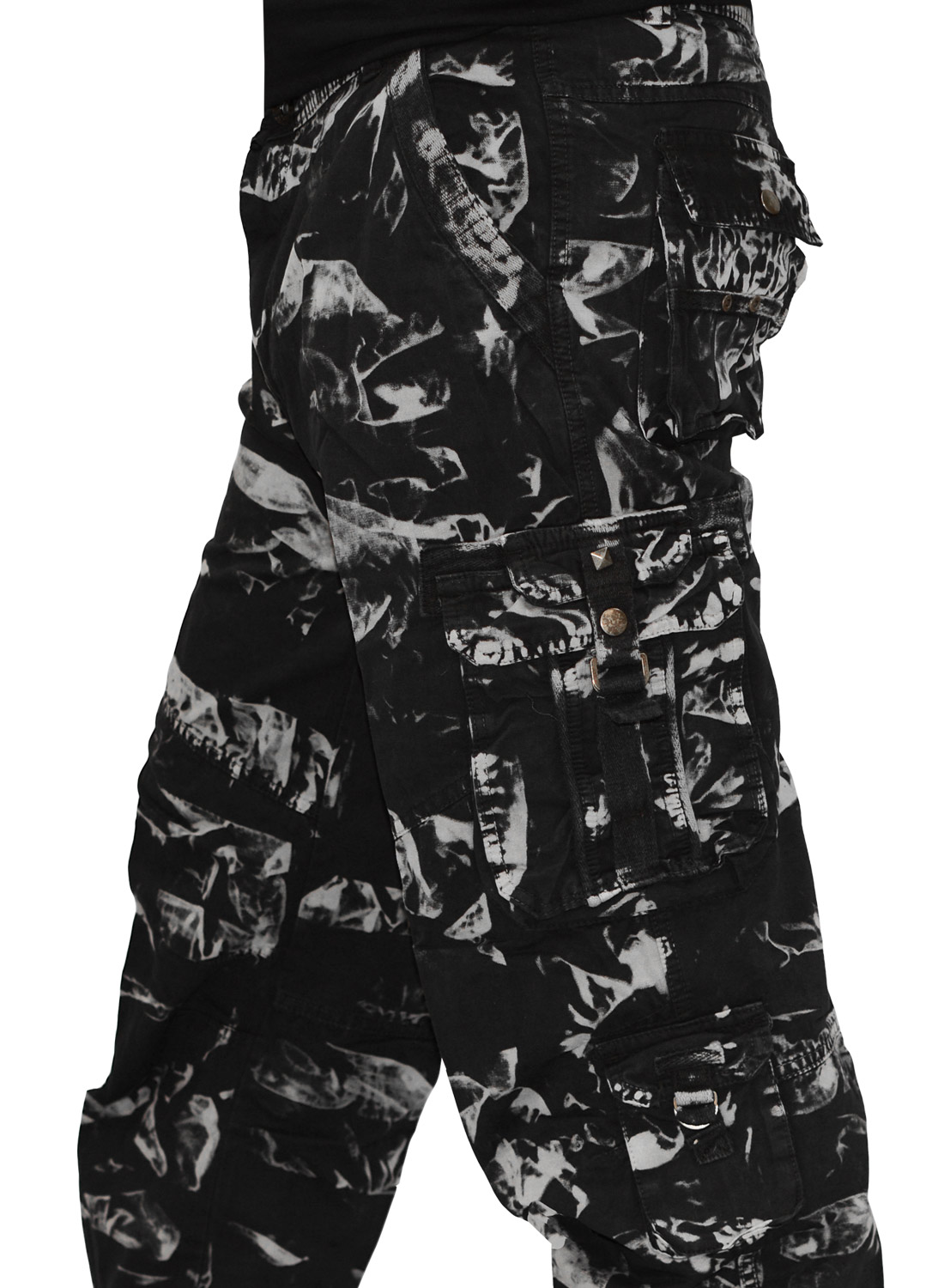 Dark Camo Cargo Pants - Bild 7