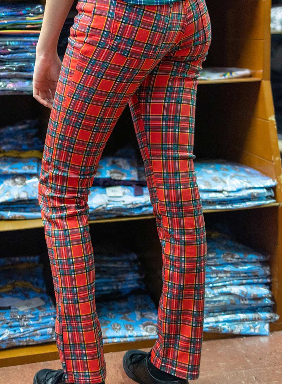 Run Fly Tartan Jeans - Bild 2