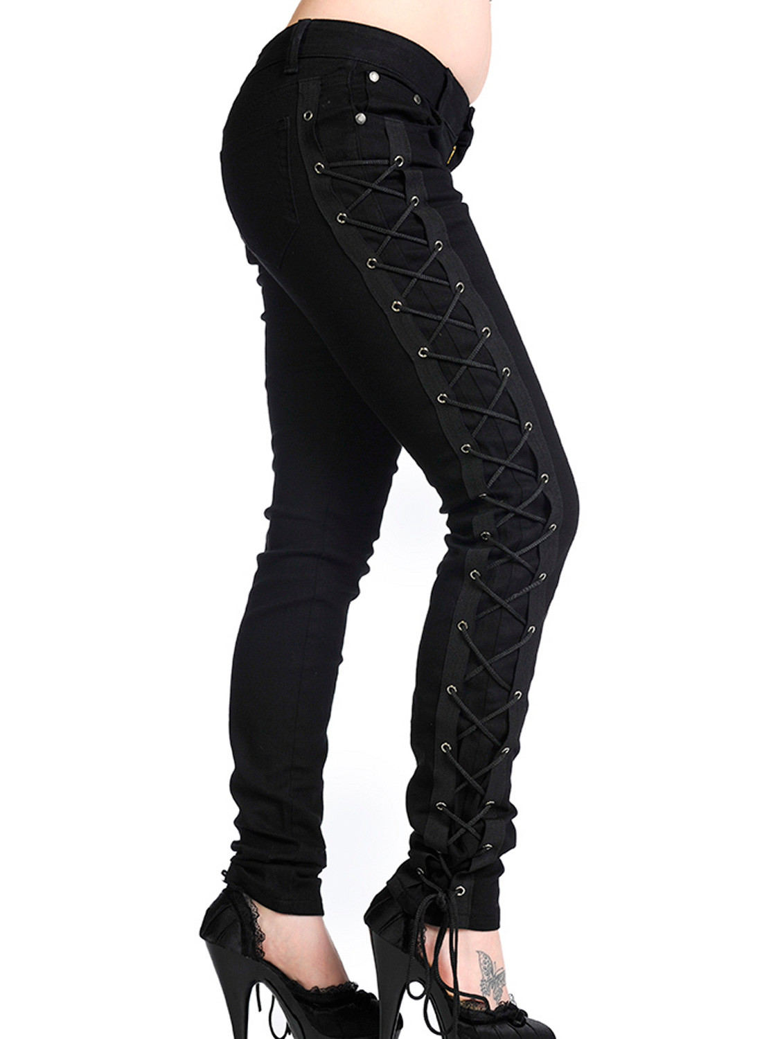 Corset Style Skinny Jeans