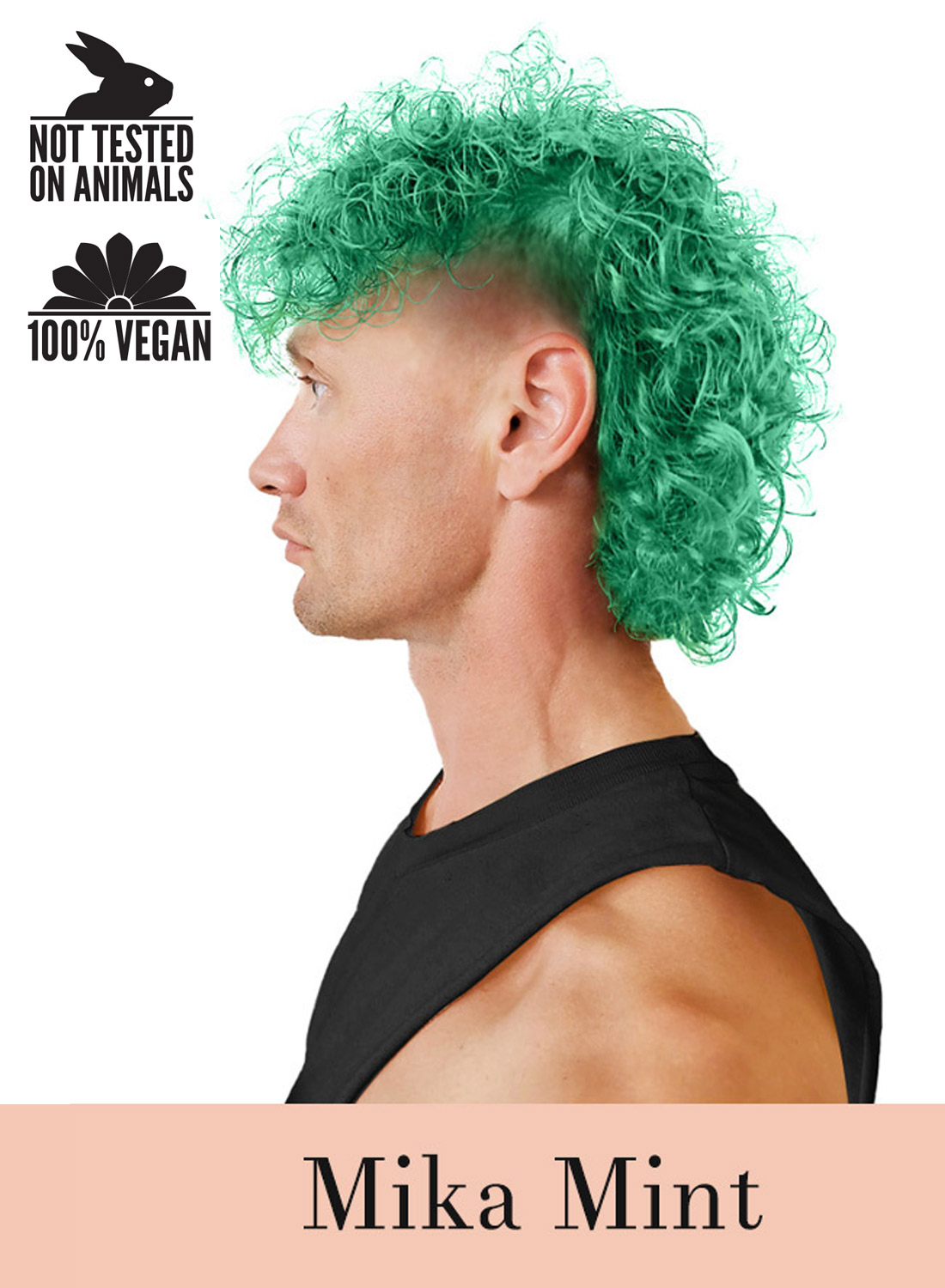 Herman's Amazing Mika Mint Hårfärg - Bild 2