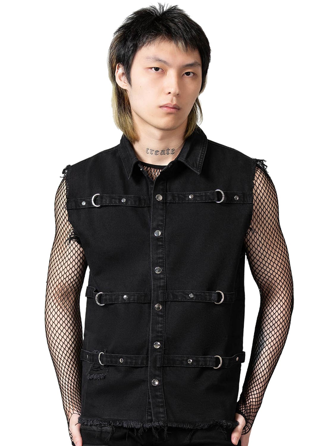 Ervin Button Up Vest - Bild 3