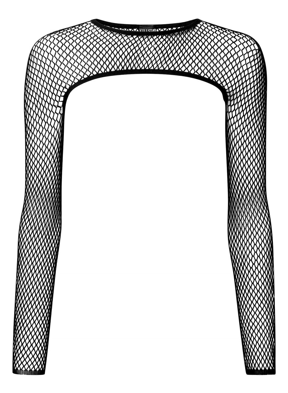 Bite Me Fishnet Bolero Top