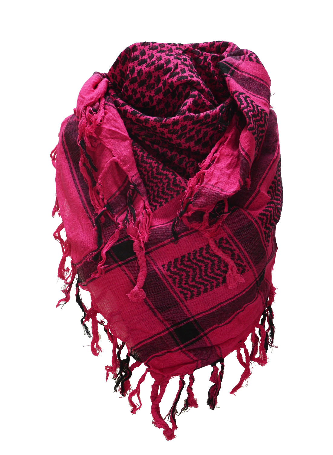 Keffiyeh Fuchsia and Black